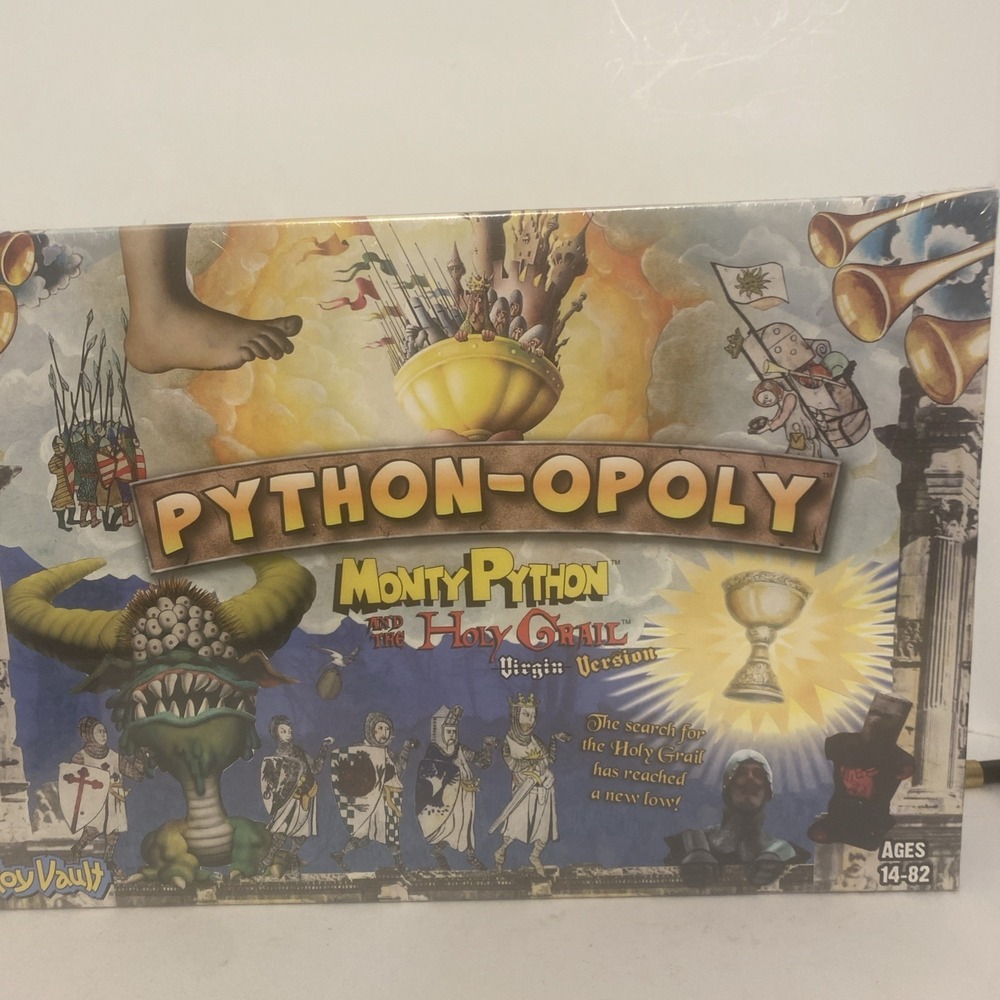 RARE 2013 PYTHON-OPOLY Monty Python and the Holy Grail Board Game Sealed NIB